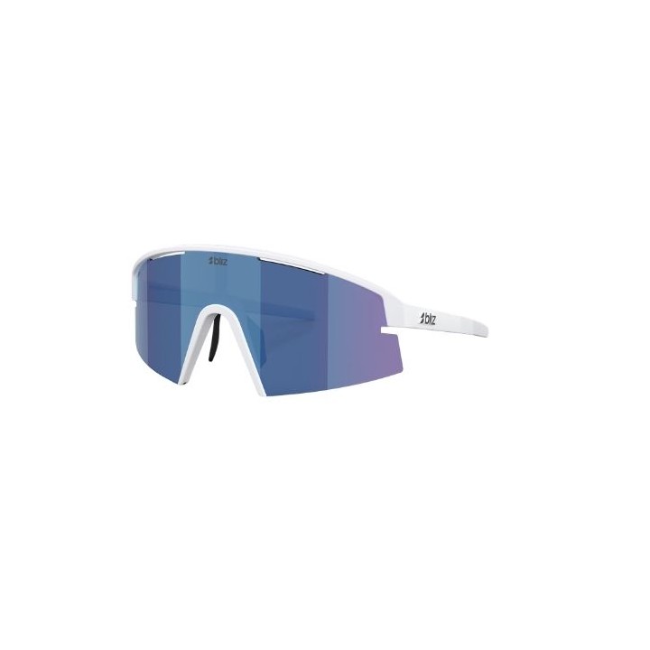 Bliz P006 Matte White Smoke Blue Multicolor Sunglasses