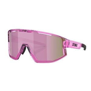 Bliz Fusion Small Transparent Pink Brown Rose Multicolor Sunglasses