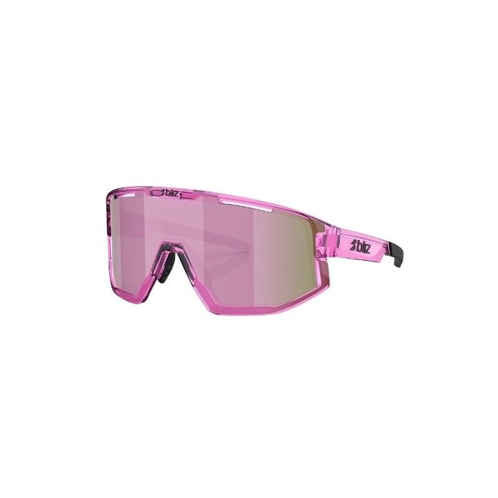 Bliz Fusion Small Transparent Pink Brown Rose Multicolor Sunglasses