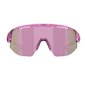 Bliz Matrix Small Transparent Pink Brown Rose Multicolor Sunglasses