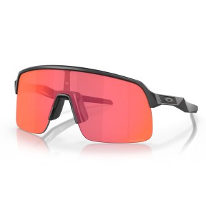 Oakley Sutro Lite Cycling Sunglasses Matte Carbon Prizm Trail Torch