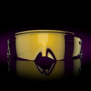 Oakley Kato Cycling Sunglasses Polished Black Prizm 24K