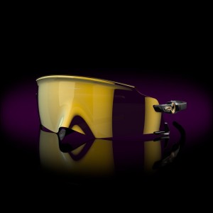 Occhiali Ciclismo Oakley Kato Polished Black Prizm 24K