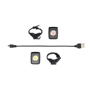 Set Luci Bicicletta Trek Ion 200 RT / Flare RT USB Ricaricabili Bontrager