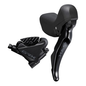 Kit Freno Disco Posteriore Idraulico Shimano GRX RX400 + Comando ST-RX400 + Pinza BR-RX400 + Tubo Shimano