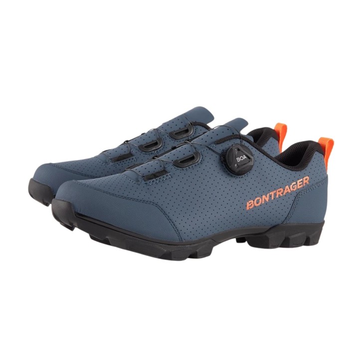 Scarpe Mtb Bontrager Evoke - Battleship Blue/Radioactive Orange Bontrager
