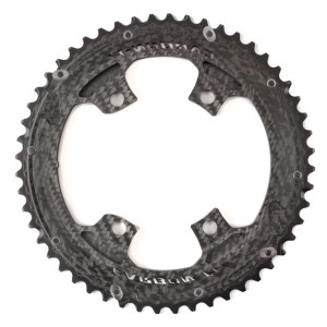 Carbon-Ti X-Carboring EVO 52T 110 BCD 4-Arm Road Chainring for Shimano Dura-Ace 9200