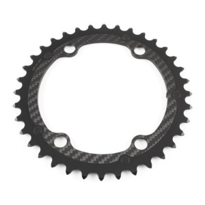 Carbon-Ti X-CarboRing 36T 110 BCD 4-Arm Road Chainring for Shimano Dura-Ace