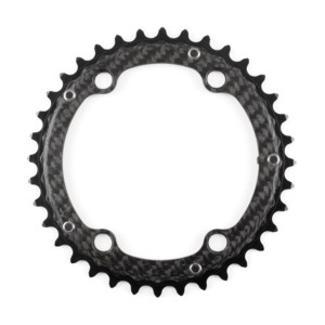 Carbon-Ti X-CarboRing 36T 110 BCD 4-Arm Road Chainring for Shimano Dura-Ace