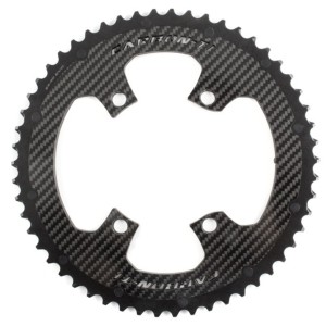 Carbon-Ti X-Carboring EVO 54T 110 BCD 4-Arm Road Chainring for Shimano Dura-Ace 9200