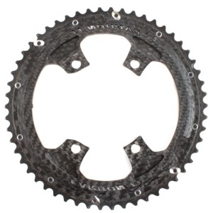 Carbon-Ti X-Carboring EVO 54T 110 BCD 4-Arm Road Chainring for Shimano Dura-Ace 9200