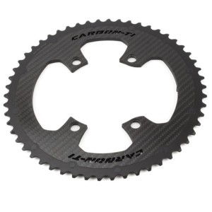 Corona Carbon-Ti X-Carboring EVO 54T BCD 110 4 Bracci Shimano Dura-Ace 9200 CARBON-TI