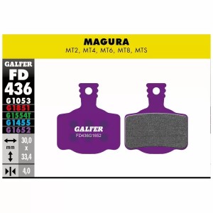 Purple Brake Pads Galfer E-Bike Magura