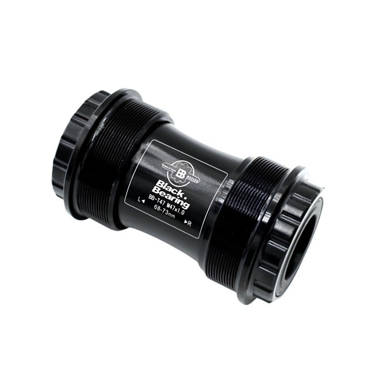 Black Bearing BSA 68/73 mm Bottom Bracket - Ceramic Bearings, 24 mm/GXP