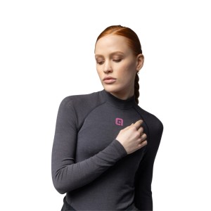 Sottomaglia Ciclismo Donna Alé Wool Manica Lunga ALE