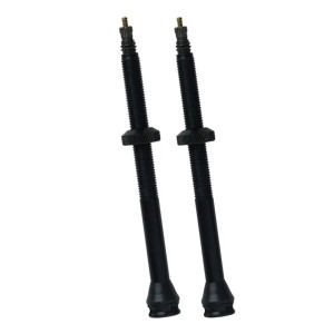 Schwalbe SV 80 mm Tubeless Valves Black Aluminium Set of 2