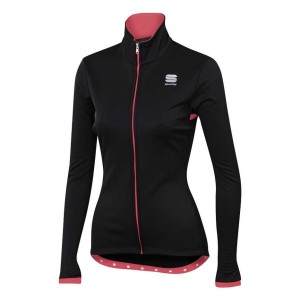 Women's Jacket Sportful Moon Softshell Tg. S Black/Coral
