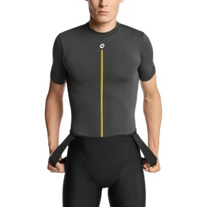 Maglia Intima Uomo ASSOS Spring Fall SS Skin Layer P1 - Anthracite Grey Assos