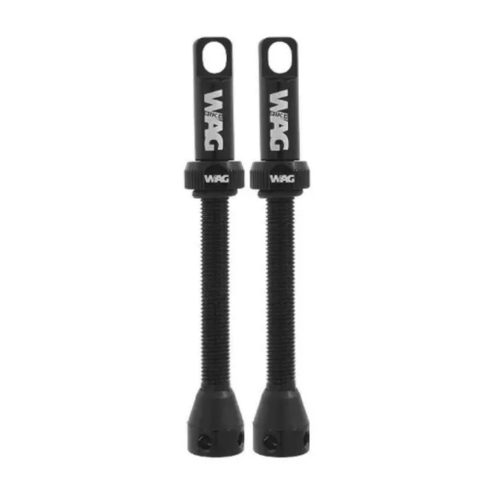 WAG 60 mm Aluminium Tubeless Valves Pair