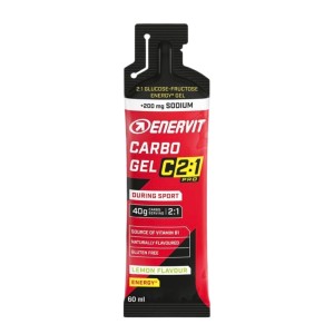 Enervit C2:1PRO Lemon Carbo Gel with Sodium 60 ml