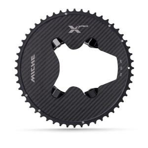 MICHE X2 RD R81 52T Black Carbon Chainring 110 BCD 4-Bolt
