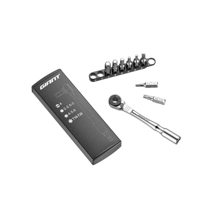 Multi-tool Giant Ratchet Mini Chiave a Cricchetto con Inserti Giant