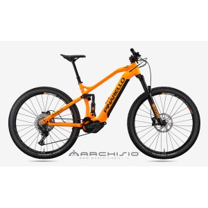 Bicicletta E-bike Pinarello Nytro Dust 2 2021 A576 Tg. S Sahara Orange Pinarello