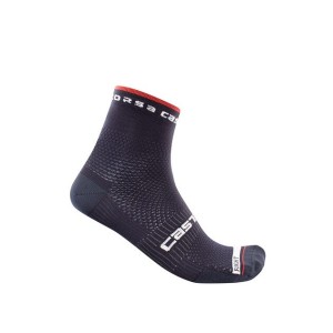 Calze Castelli Rosso Corsa Pro 9 - Saville Blue Castelli