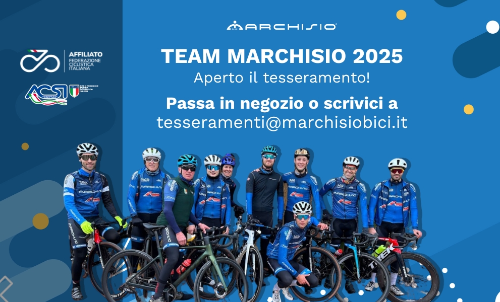 Tesseramento squadra ciclistica 2025 Marchisio Bici