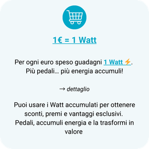 1€ = 1 watt